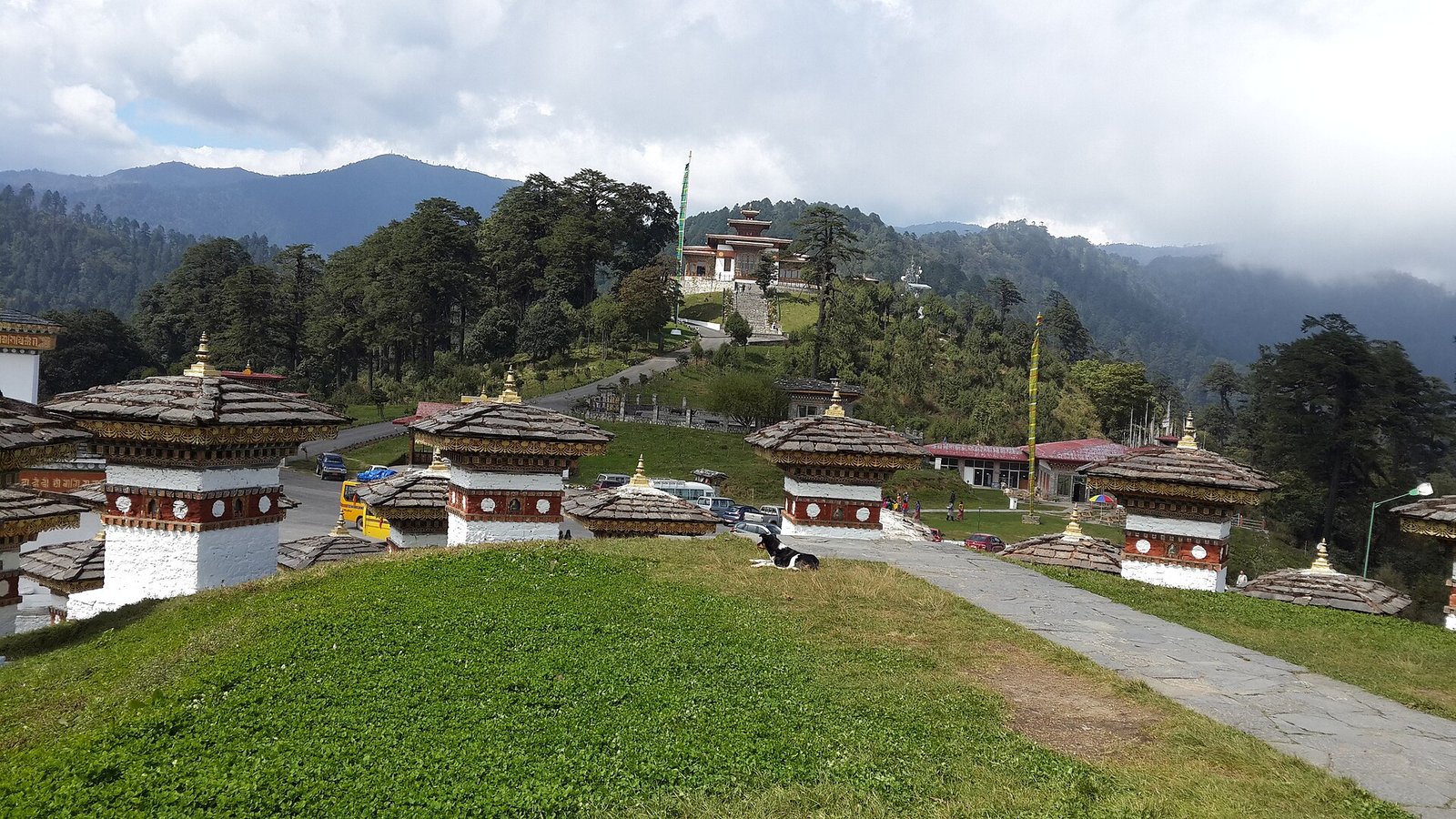 Dochula Pass Bhutan Himalayan mountain view