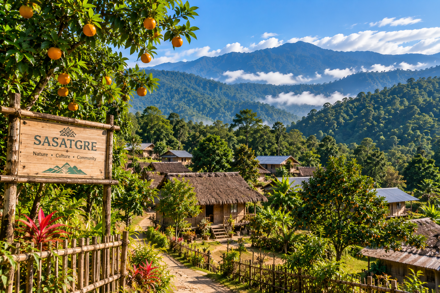 Sasatgre Village Garo Hills Meghalaya